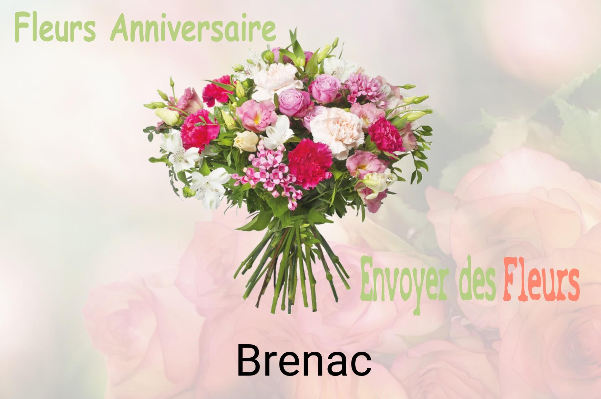 Bouquet de fleurs d’anniversaire livré à Brenac